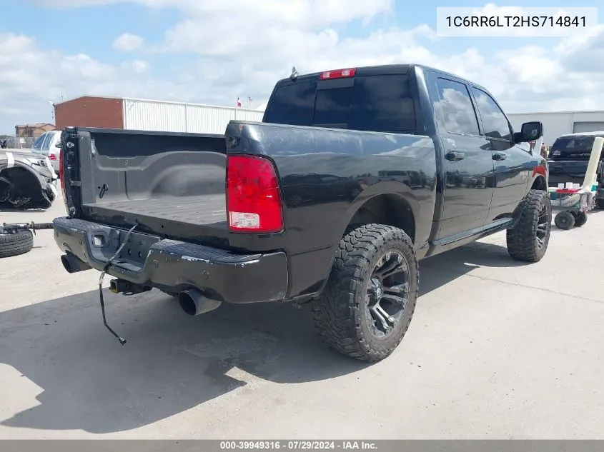 1C6RR6LT2HS714841 2017 Ram 1500 Lone Star Silver 4X2 5'7 Box