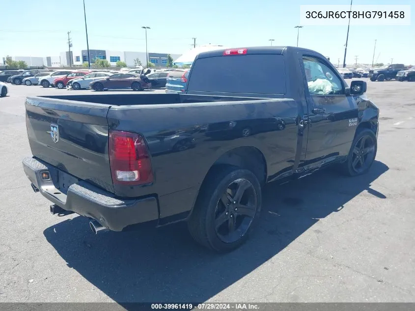 3C6JR6CT8HG791458 2017 Ram 1500 Sport Regular Cab 4X2 6'4 Box