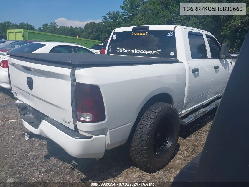 1C6RR7KG5HS830660 2017 Ram 1500 Express 4X4 5'7 Box