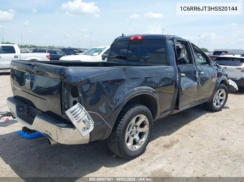 1C6RR6JT3HS520144 2017 Ram 1500 Laramie Quad Cab 4X2 6'4 Box