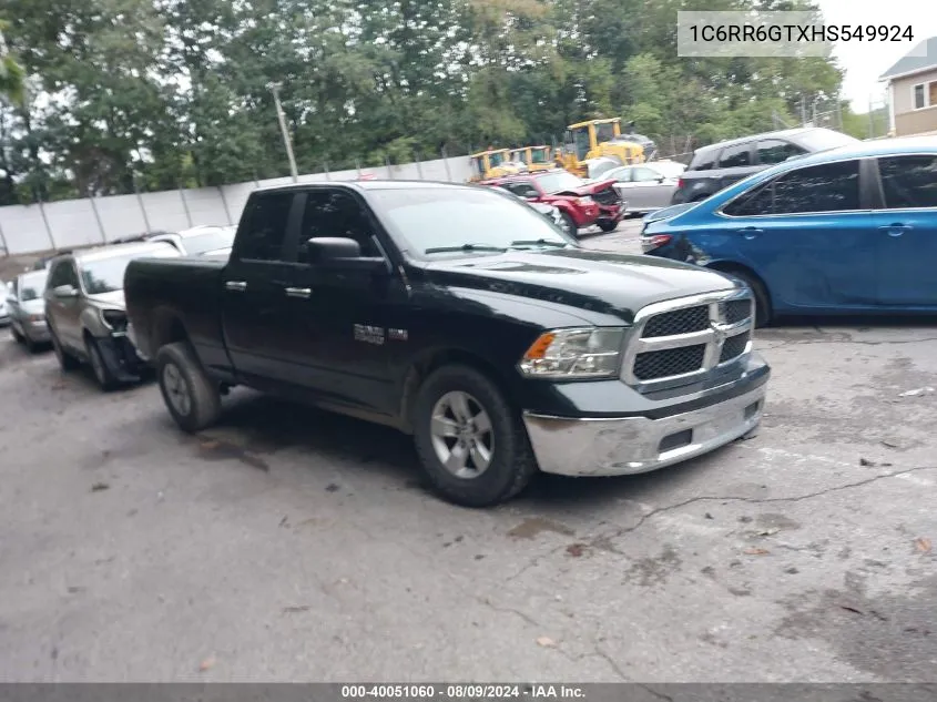 1C6RR6GTXHS549924 2017 Ram 1500 Slt Quad Cab 4X2 6'4 Box