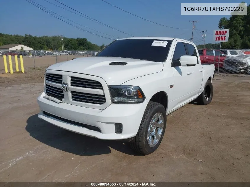 2017 Ram 1500 Sport 4X4 6'4 Box VIN: 1C6RR7UTXHS790229 Lot: 40094553