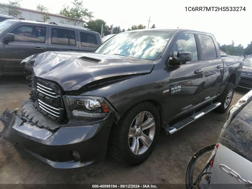 2017 Ram 1500 Sport VIN: 1C6RR7MT2HS533274 Lot: 40095194