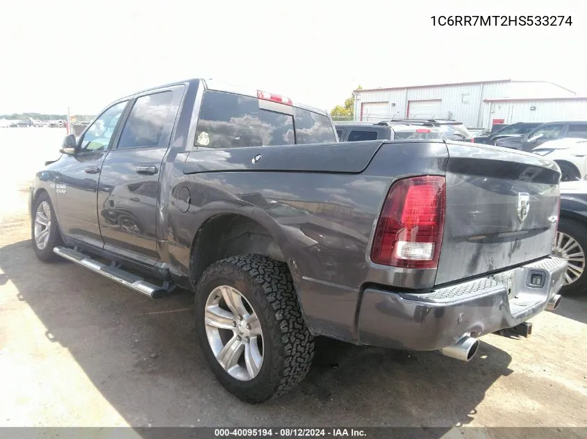 1C6RR7MT2HS533274 2017 Ram 1500 Sport