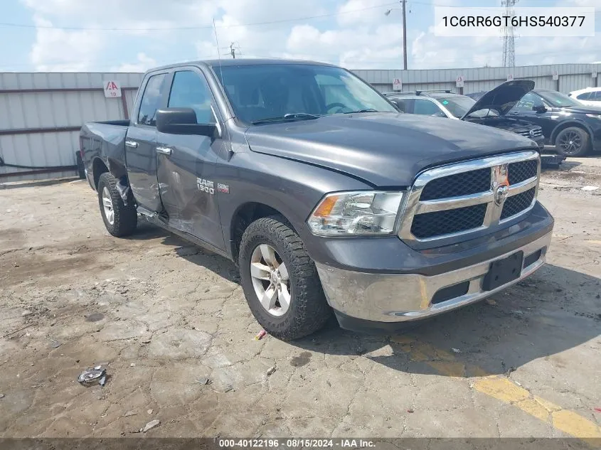 2017 Ram 1500 Slt Quad Cab 4X2 6'4 Box VIN: 1C6RR6GT6HS540377 Lot: 40122196