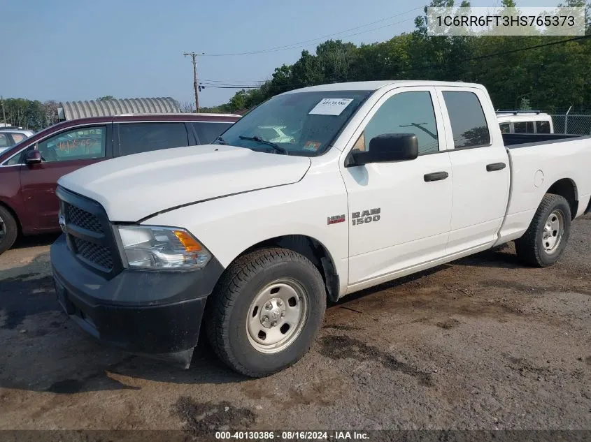 2017 Ram 1500 Tradesman Quad Cab 4X2 6'4 Box VIN: 1C6RR6FT3HS765373 Lot: 40130386