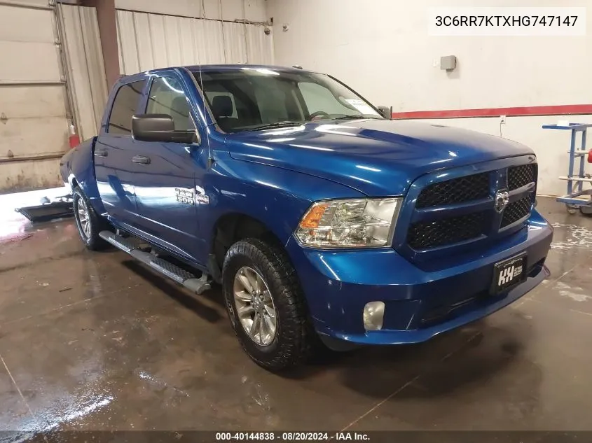 3C6RR7KTXHG747147 2017 Ram 1500 Express 4X4 5'7 Box