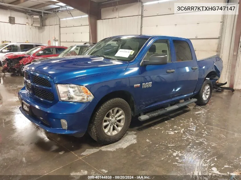 3C6RR7KTXHG747147 2017 Ram 1500 Express 4X4 5'7 Box