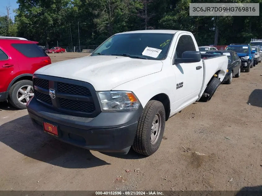 2017 Ram 1500 St VIN: 3C6JR7DG9HG769816 Lot: 40152596