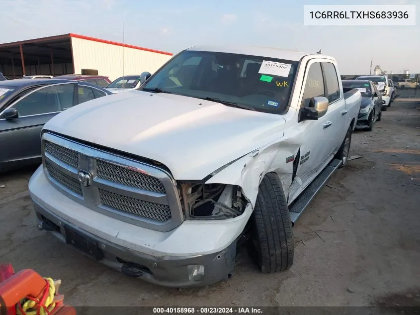 1C6RR6LTXHS683936 2017 Ram 1500 Lone Star Silver 4X2 5'7 Box