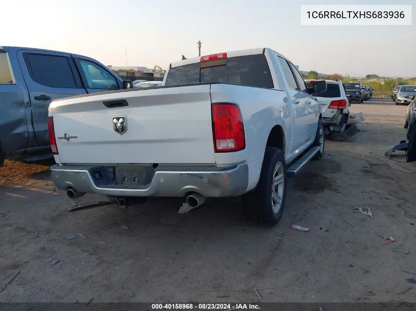 1C6RR6LTXHS683936 2017 Ram 1500 Lone Star Silver 4X2 5'7 Box