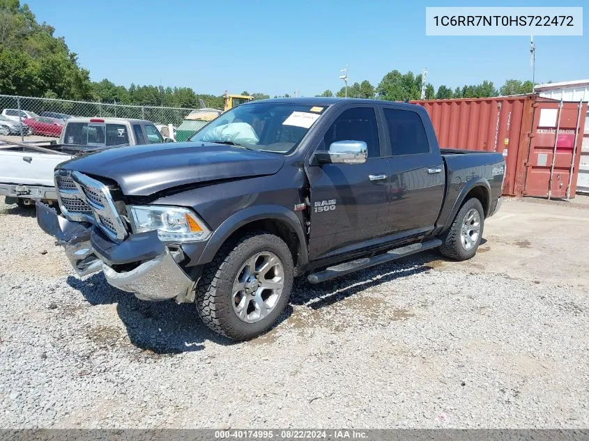 2017 Ram 1500 Laramie 4X4 5'7 Box VIN: 1C6RR7NT0HS722472 Lot: 40174995