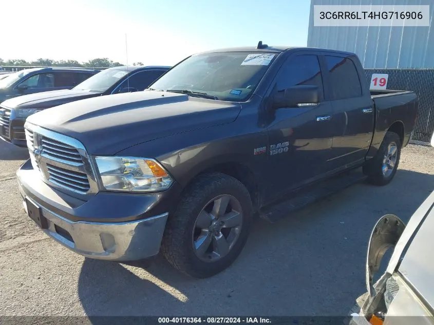 2017 Ram 1500 Big Horn 4X2 5'7 Box VIN: 3C6RR6LT4HG716906 Lot: 40176364