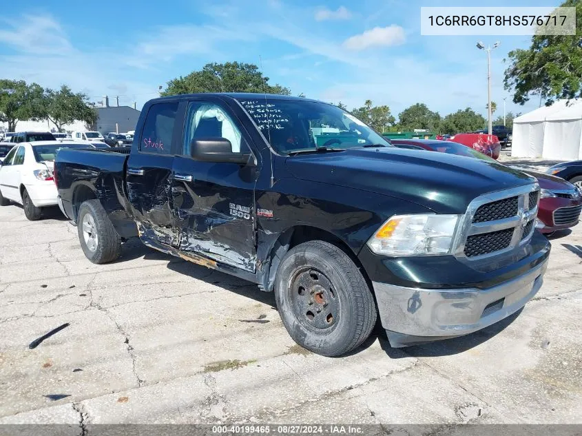 2017 Ram 1500 Slt Quad Cab 4X2 6'4 Box VIN: 1C6RR6GT8HS576717 Lot: 40199465