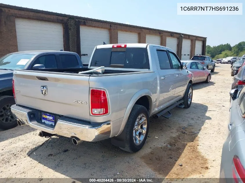 2017 Ram 1500 Laramie 4X4 5'7 Box VIN: 1C6RR7NT7HS691236 Lot: 40204426