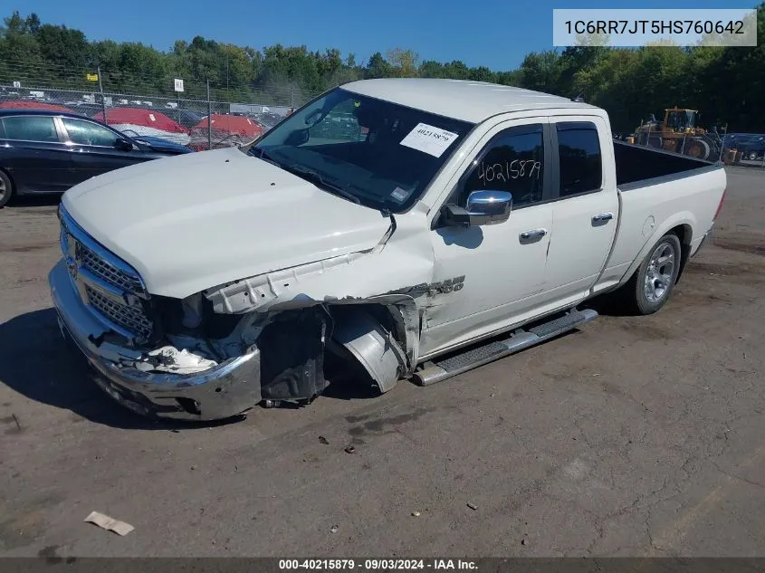 1C6RR7JT5HS760642 2017 Ram 1500 Laramie Quad Cab 4X4 6'4 Box