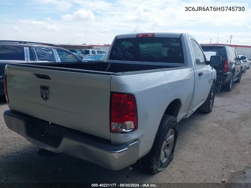 3C6JR6AT6HG745730 2017 Ram 1500 Tradesman Regular Cab 4X2 6'4 Box