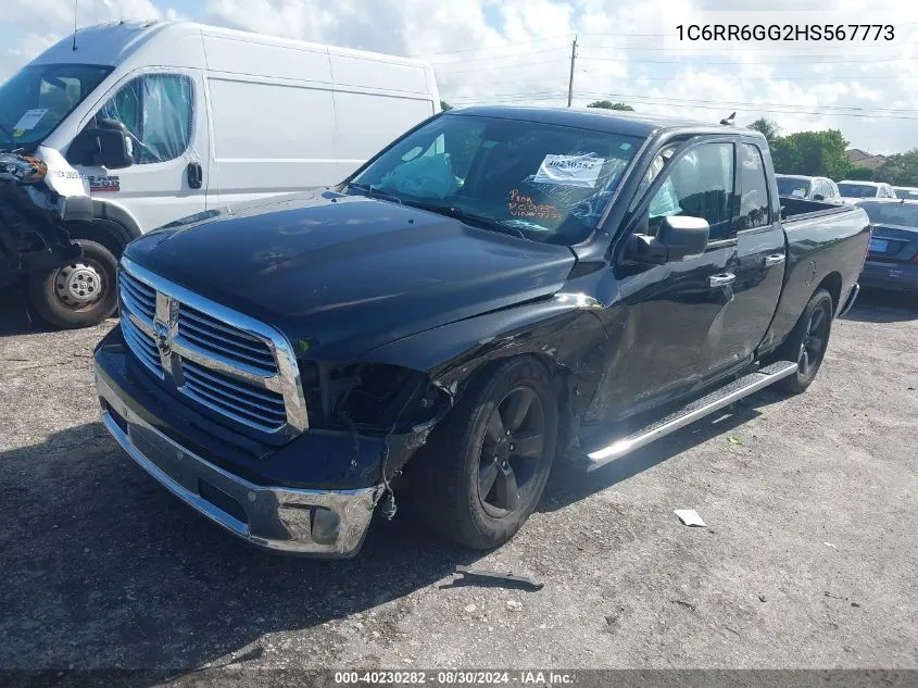 1C6RR6GG2HS567773 2017 Ram 1500 Big Horn Quad Cab 4X2 6'4 Box