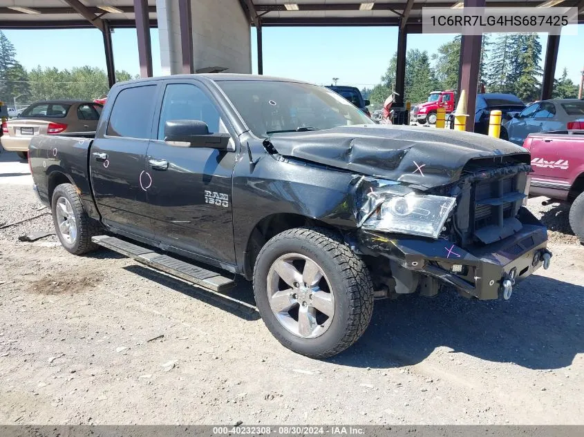 2017 Ram 1500 Big Horn 4X4 5'7 Box VIN: 1C6RR7LG4HS687425 Lot: 40232308