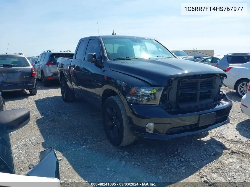 2017 Ram 1500 Express Quad Cab 4X4 6'4 Box VIN: 1C6RR7FT4HS767977 Lot: 40241095