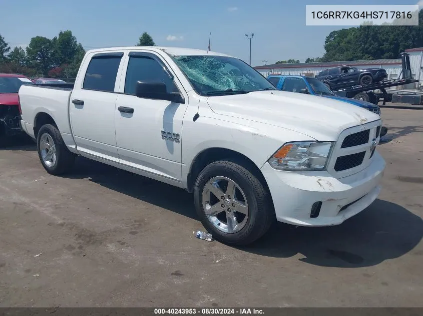 1C6RR7KG4HS717816 2017 Ram 1500 Express 4X4 5'7 Box