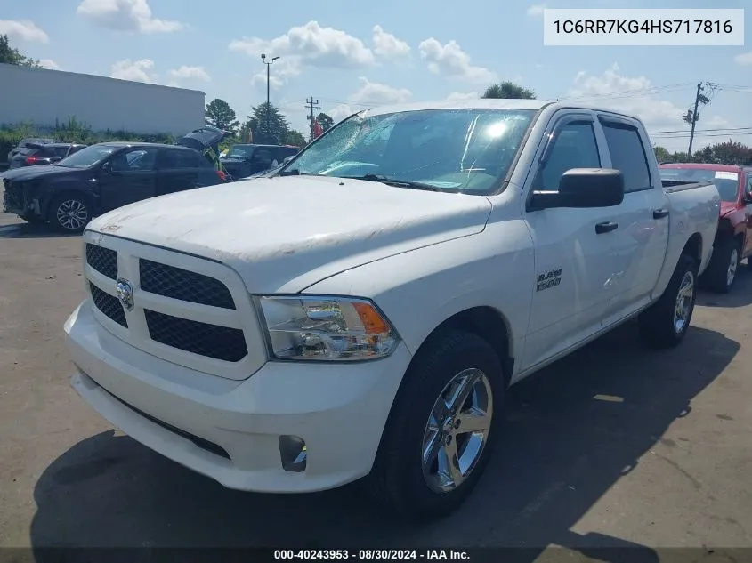 1C6RR7KG4HS717816 2017 Ram 1500 Express 4X4 5'7 Box