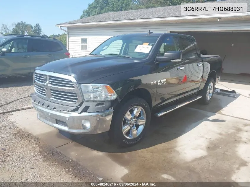 2017 Ram 1500 Big Horn 4X4 5'7 Box VIN: 3C6RR7LT7HG688931 Lot: 40246216