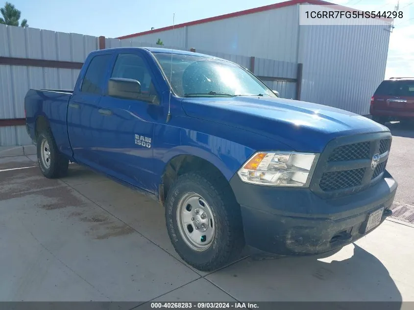 2017 Ram 1500 Tradesman Quad Cab 4X4 6'4 Box VIN: 1C6RR7FG5HS544298 Lot: 40268283