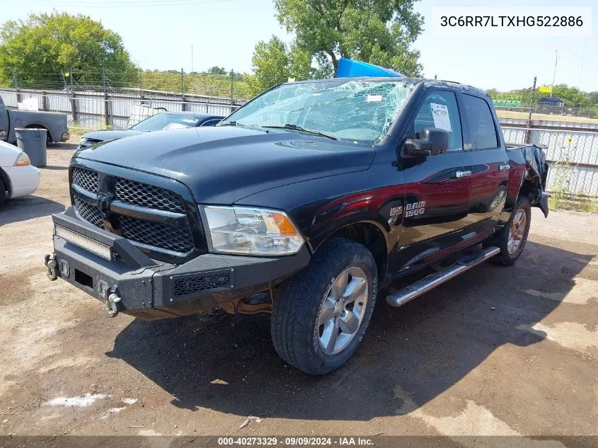 3C6RR7LTXHG522886 2017 Ram 1500 Big Horn 4X4 5'7 Box