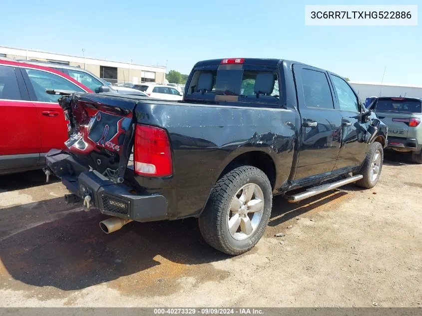 3C6RR7LTXHG522886 2017 Ram 1500 Big Horn 4X4 5'7 Box