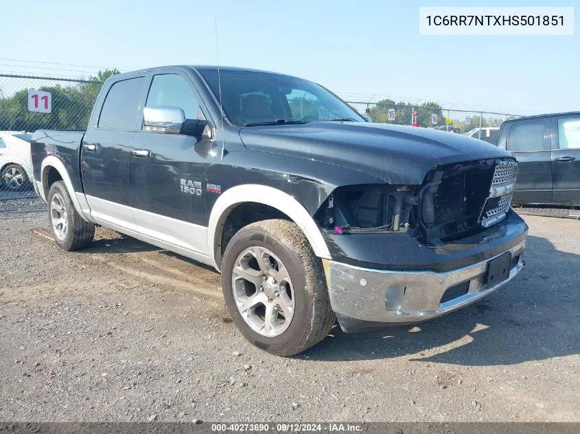 2017 Ram 1500 Laramie VIN: 1C6RR7NTXHS501851 Lot: 40273690