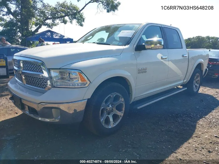 1C6RR7NG3HS648208 2017 Ram 1500 Laramie 4X4 5'7 Box