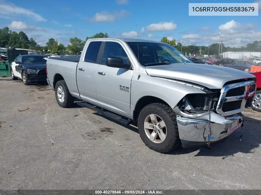 1C6RR7GG5HS583679 2017 Ram 1500 Slt Quad Cab 4X4 6'4 Box