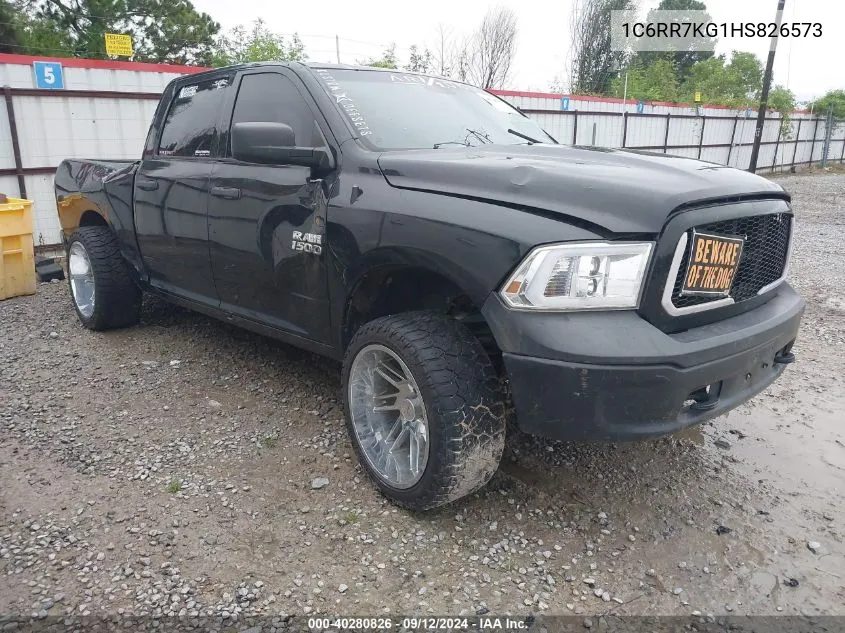 2017 Ram 1500 Tradesman 4X4 5'7 Box VIN: 1C6RR7KG1HS826573 Lot: 40280826