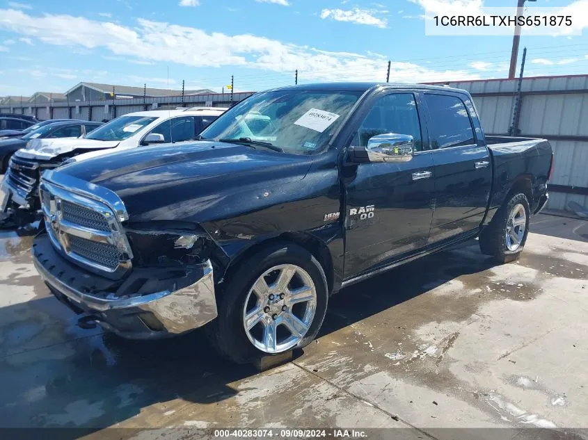 1C6RR6LTXHS651875 2017 Ram 1500 Lone Star Silver 4X2 5'7 Box