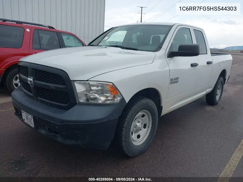 2017 Ram 1500 Tradesman Quad Cab 4X4 6'4 Box VIN: 1C6RR7FG5HS544303 Lot: 40289004