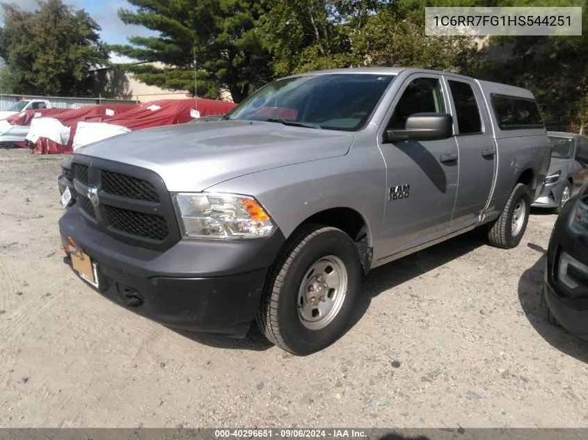 2017 Ram 1500 Tradesman Quad Cab 4X4 6'4 Box VIN: 1C6RR7FG1HS544251 Lot: 40296651