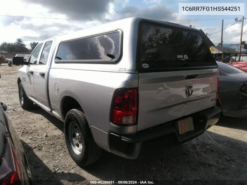 2017 Ram 1500 Tradesman Quad Cab 4X4 6'4 Box VIN: 1C6RR7FG1HS544251 Lot: 40296651