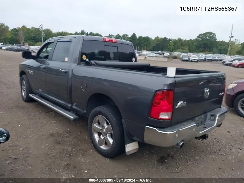 2017 Ram 1500 Slt VIN: 1C6RR7TT2HS565367 Lot: 40307885