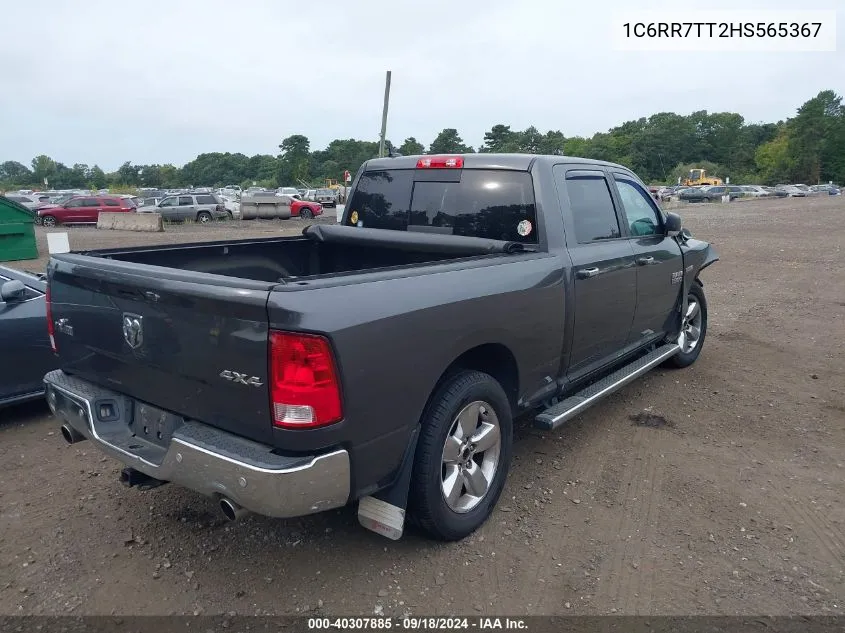 2017 Ram 1500 Slt VIN: 1C6RR7TT2HS565367 Lot: 40307885