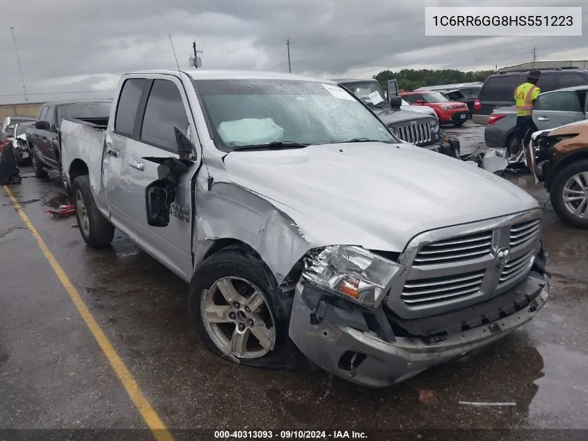 2017 Ram 1500 Slt VIN: 1C6RR6GG8HS551223 Lot: 40313093