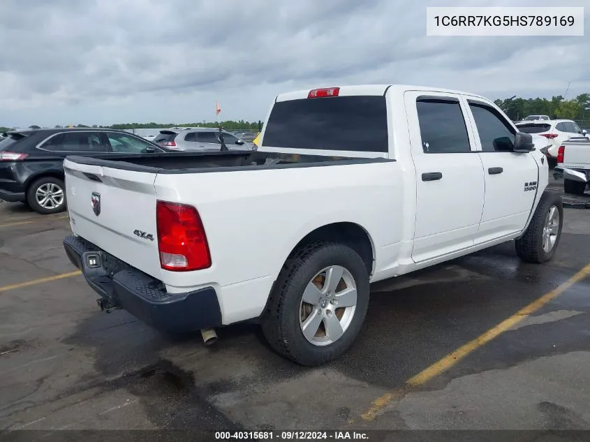 2017 Ram 1500 Tradesman 4X4 5'7 Box VIN: 1C6RR7KG5HS789169 Lot: 40315681