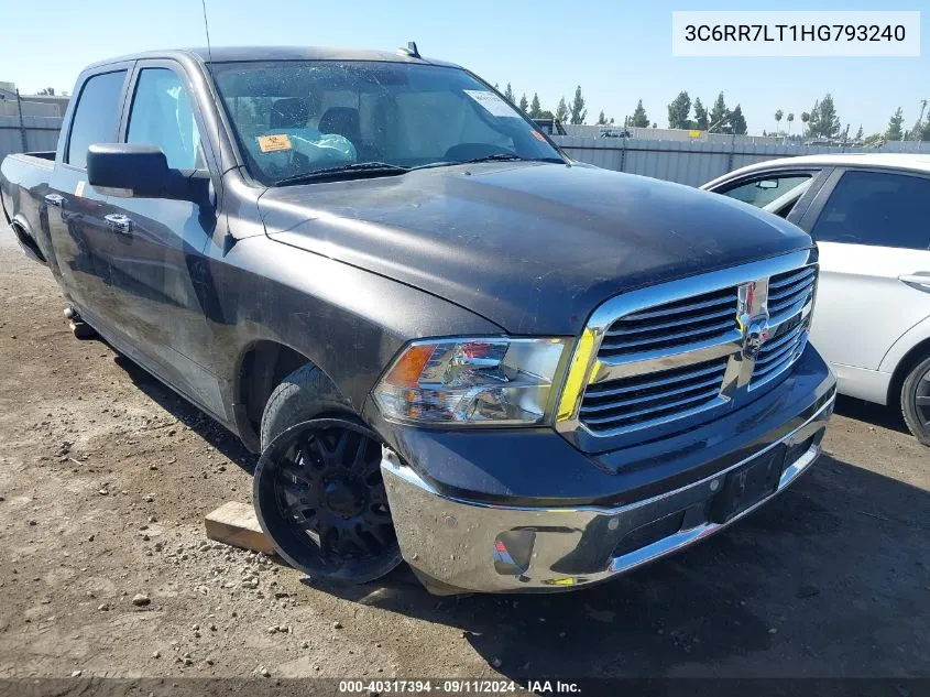 2017 Ram 1500 Slt VIN: 3C6RR7LT1HG793240 Lot: 40317394