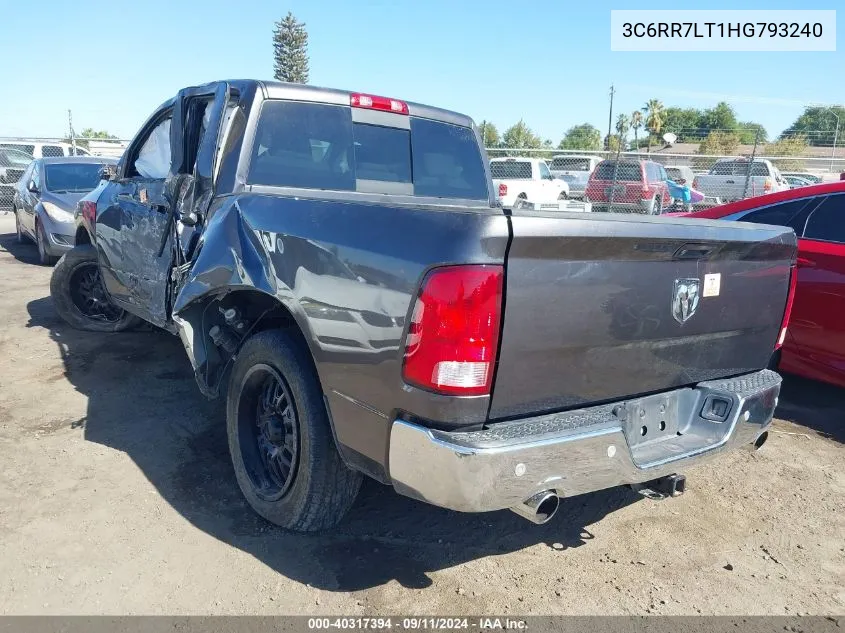 2017 Ram 1500 Slt VIN: 3C6RR7LT1HG793240 Lot: 40317394