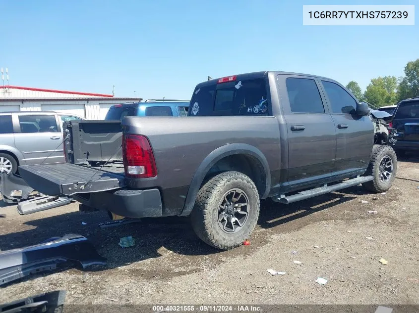 1C6RR7YTXHS757239 2017 Ram 1500 Rebel 4X4 5'7 Box