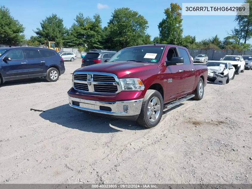 2017 Ram 1500 Slt VIN: 3C6RR7LT6HG642989 Lot: 40323805