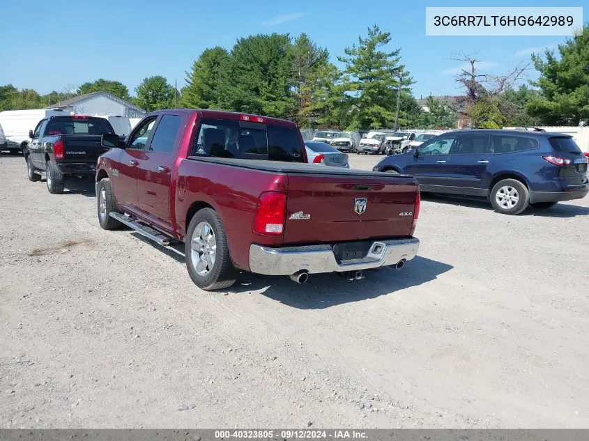 2017 Ram 1500 Slt VIN: 3C6RR7LT6HG642989 Lot: 40323805