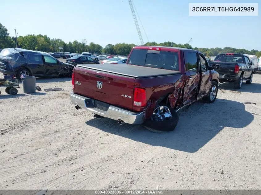 2017 Ram 1500 Slt VIN: 3C6RR7LT6HG642989 Lot: 40323805