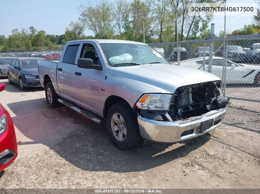 3C6RR7KT8HG617500 2017 Ram 1500 St