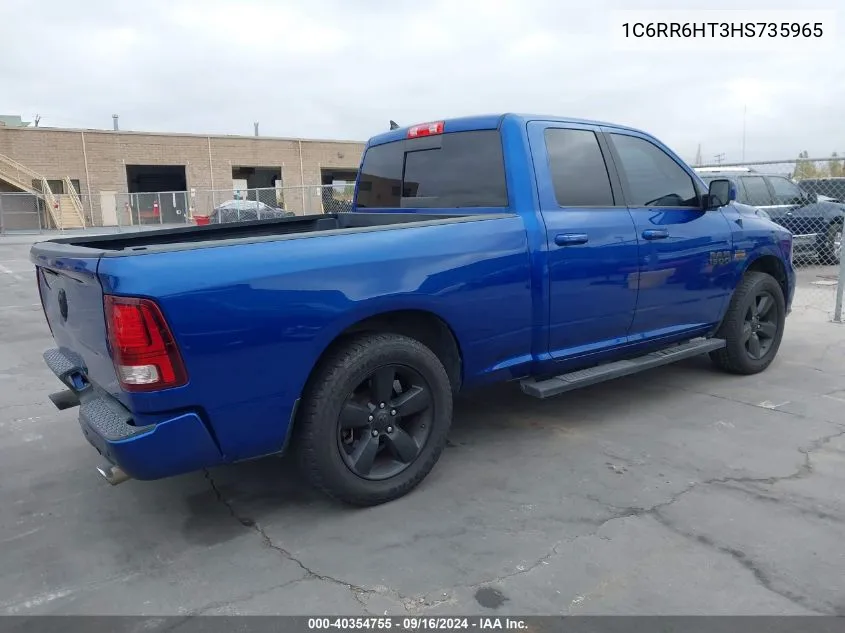 1C6RR6HT3HS735965 2017 Ram 1500 Sport Quad Cab 4X2 6'4 Box